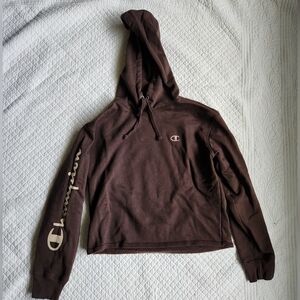 Chocolate crop hoodie